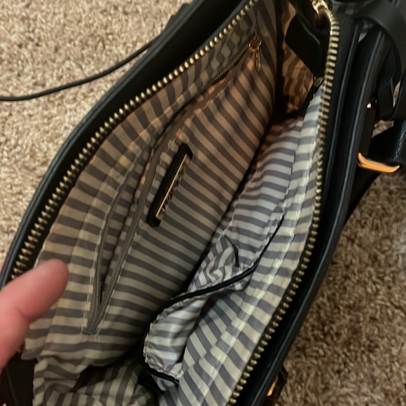 Miztique Black Purse with Gold Hardware - Picture 6 of 7